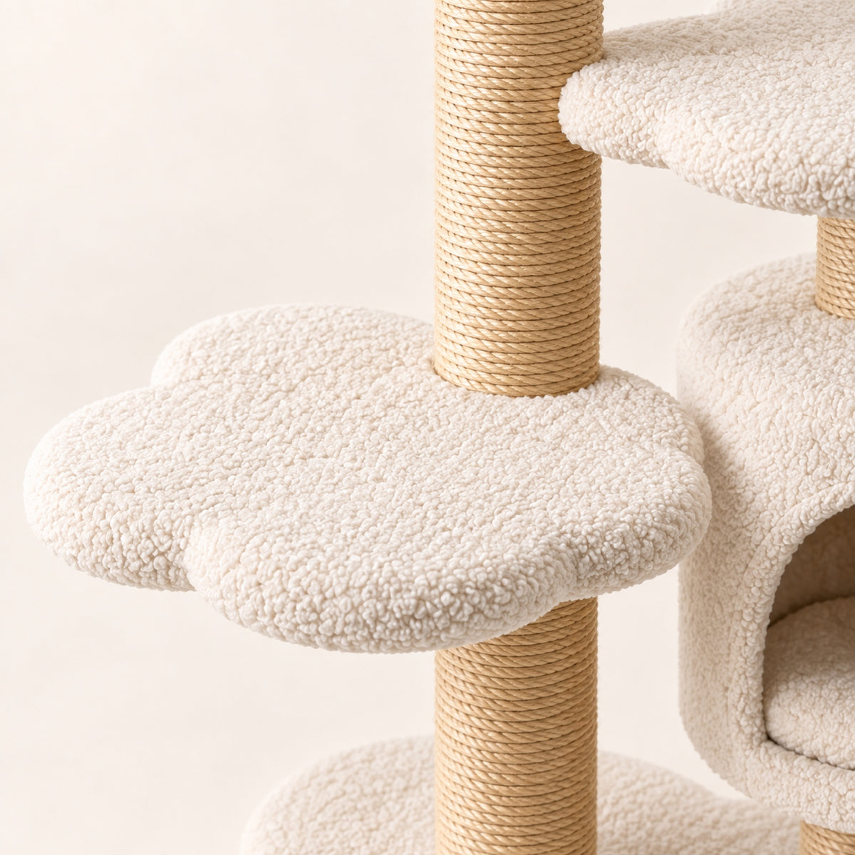 Arbre à chat Nuage Softy, détail de la finition