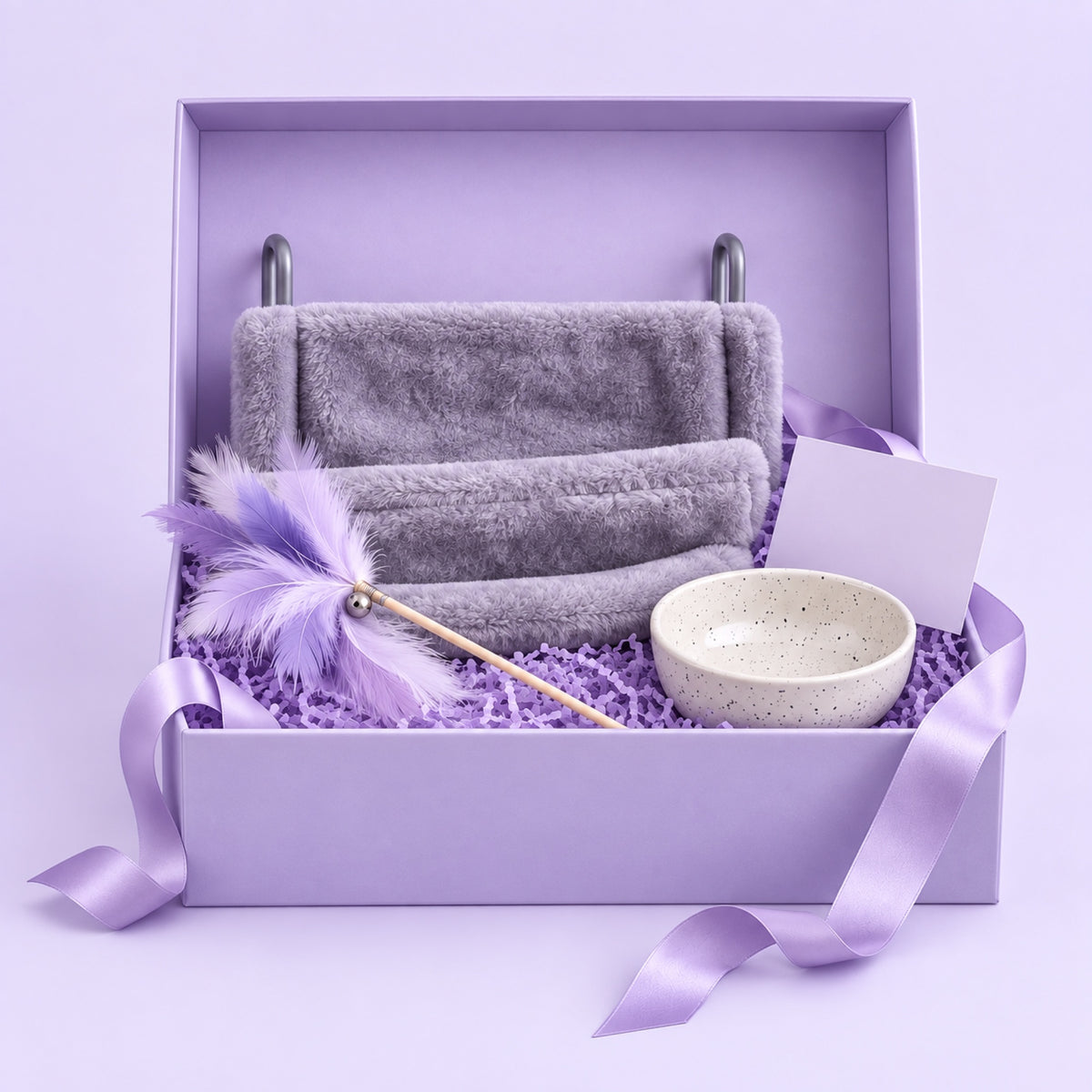 Coffret Bienvenue chaton Softy, vue de face