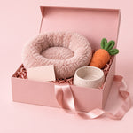 Coffret Bienvenue chiot Softy, photo packshot sur fond crème