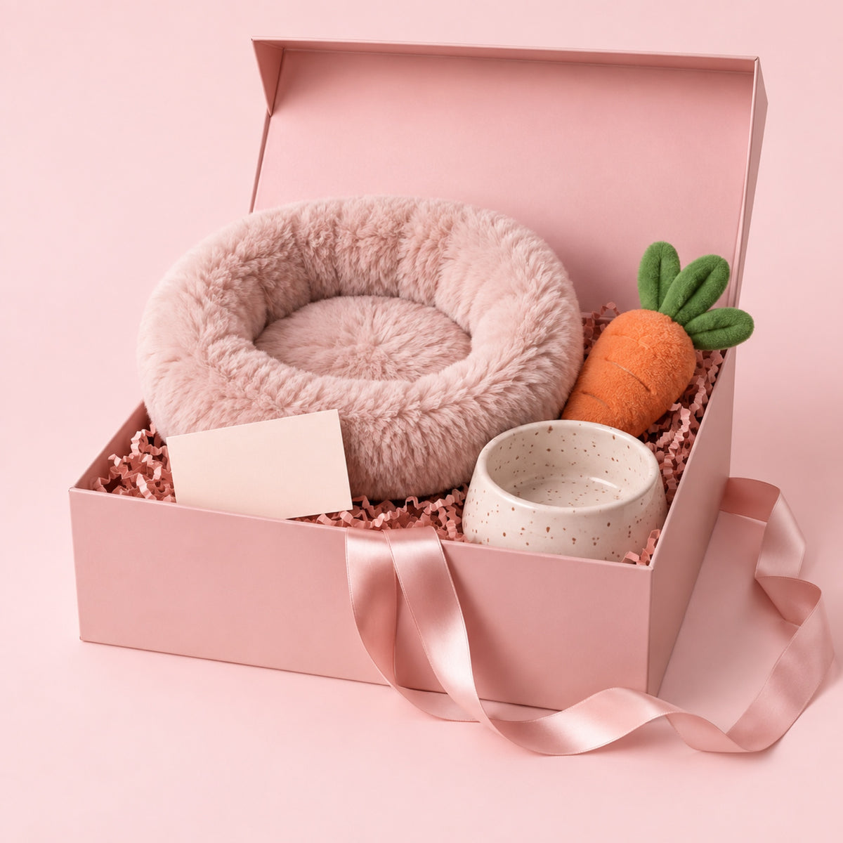 Coffret Bienvenue chiot Softy, photo packshot sur fond crème