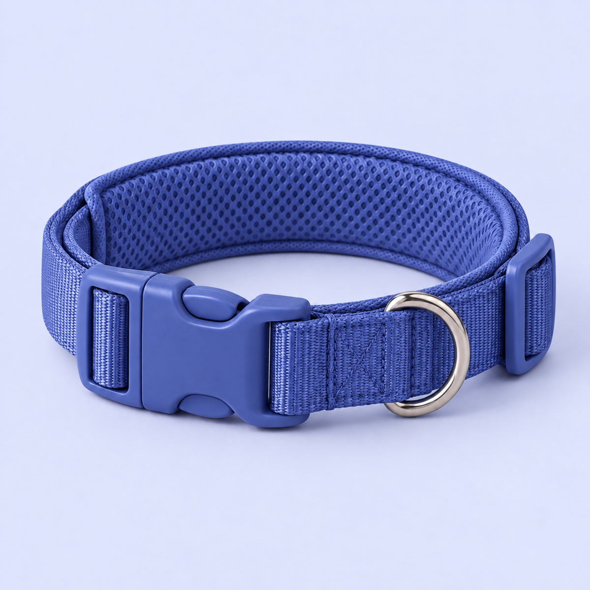Collier réglable Softy, coloris myrtille, photo packshot