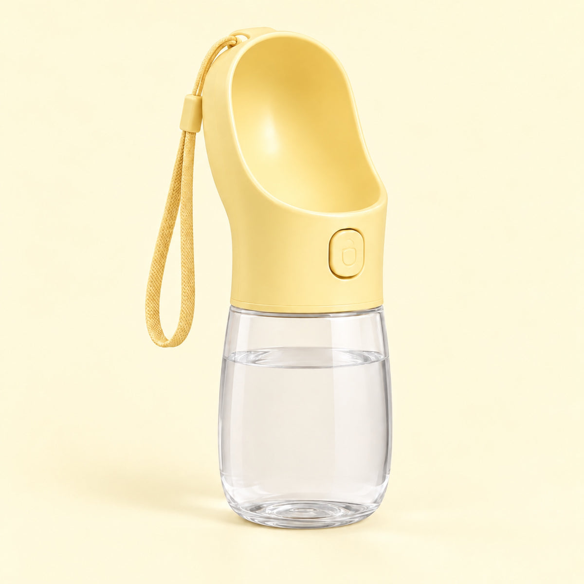 Gourde de balade Softy, coloris beurre, photo packshot