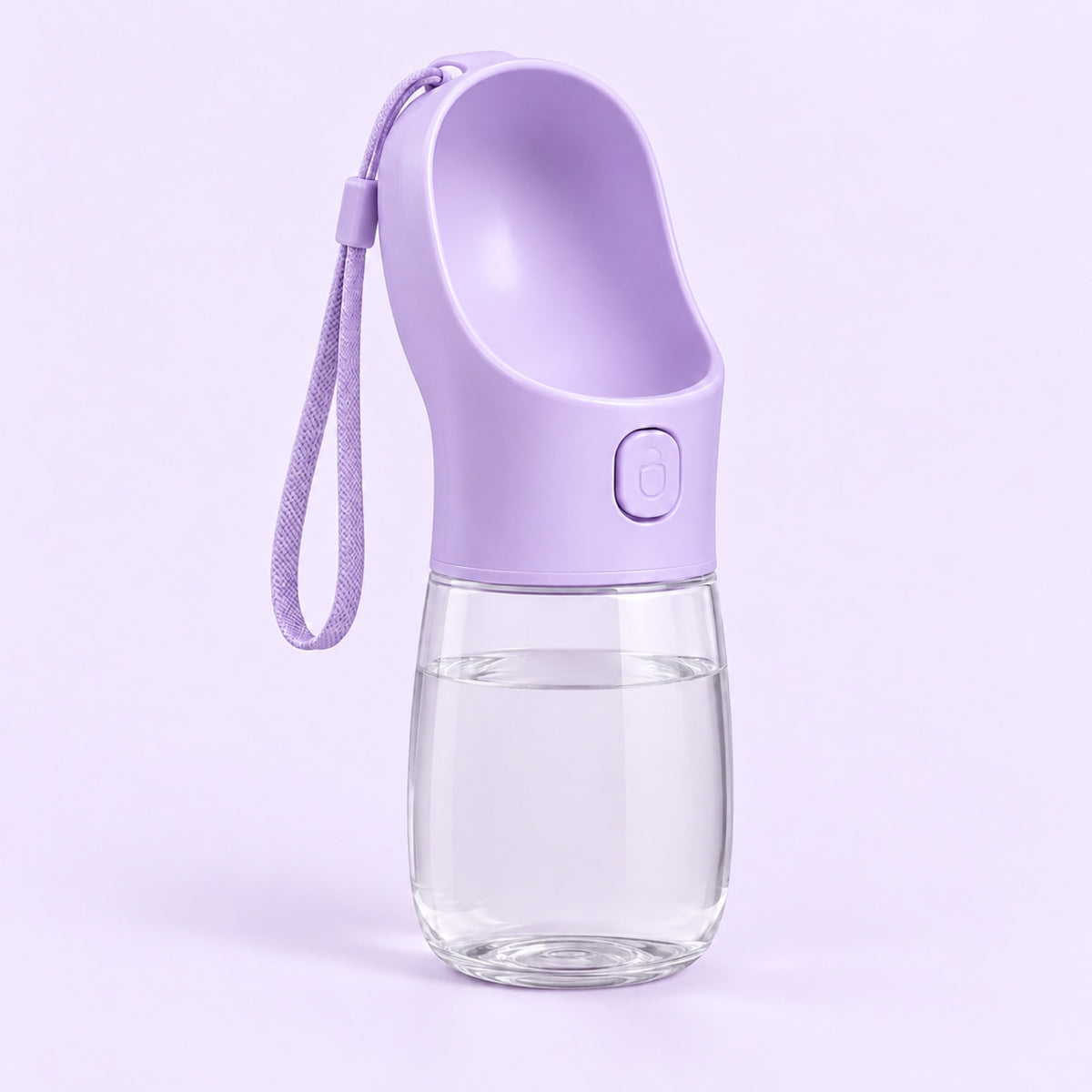 Gourde de balade Softy, coloris lavande, photo packshot