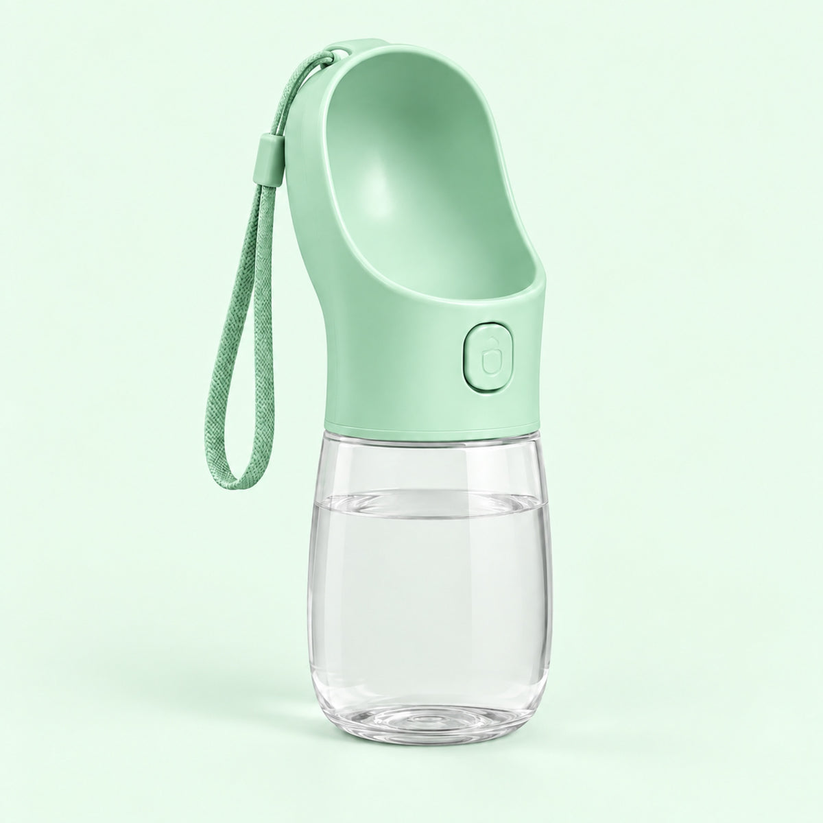 Gourde de balade Softy, coloris menthe, photo packshot