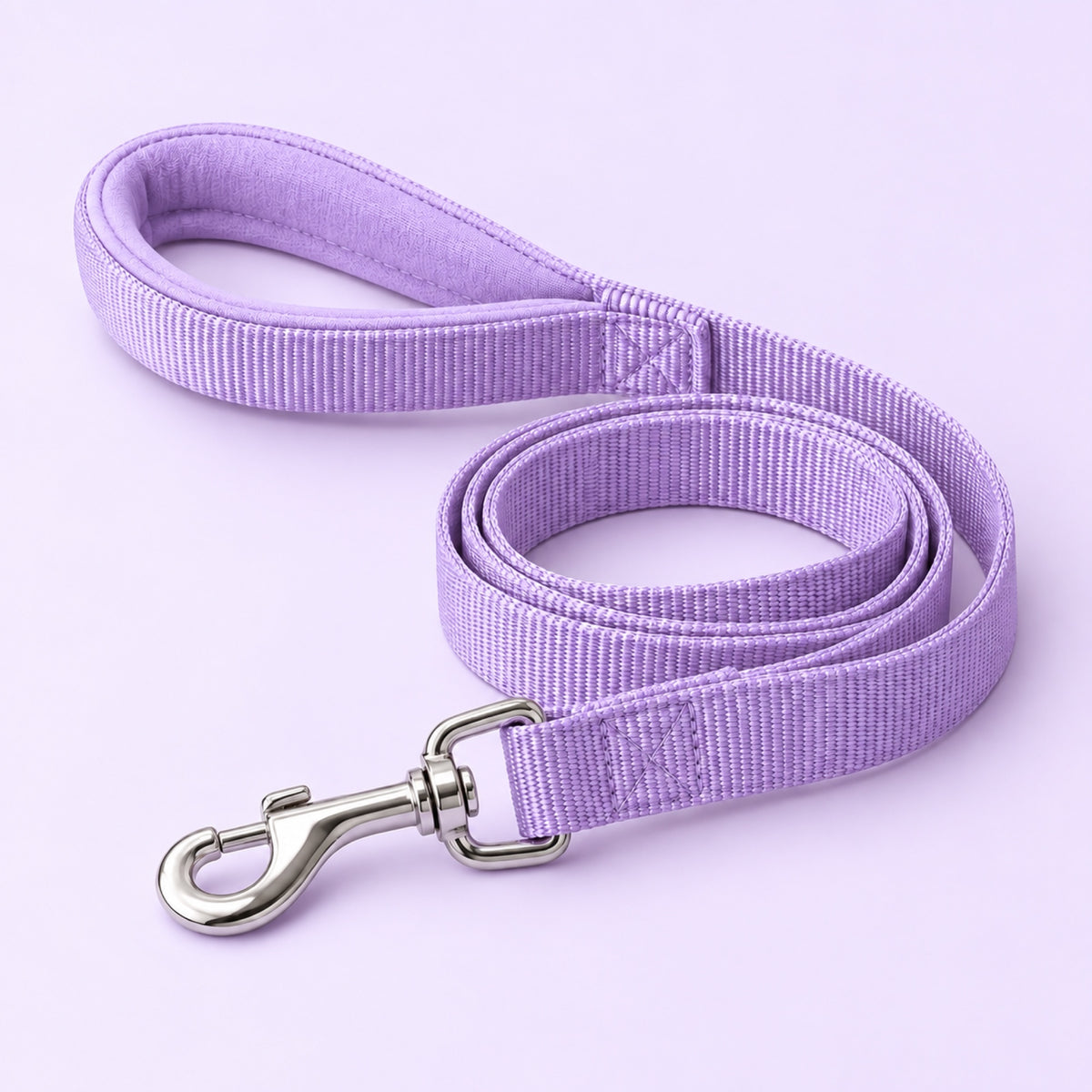 Laisse assortie 1,5 m Softy, coloris lavande, photo packshot