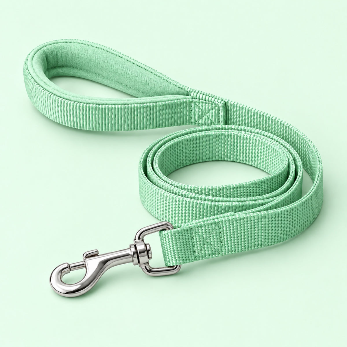 Laisse assortie 1,5 m Softy, coloris menthe, photo packshot