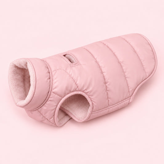 Manteau Doudoune imperméable Softy, photo packshot sur fond crème