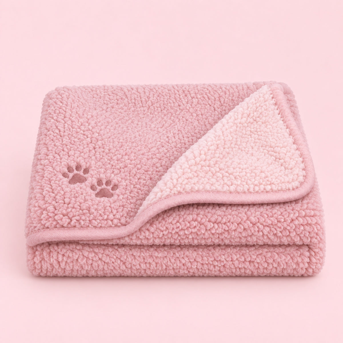 Plaid Pattoune en sherpa Softy, vue de face