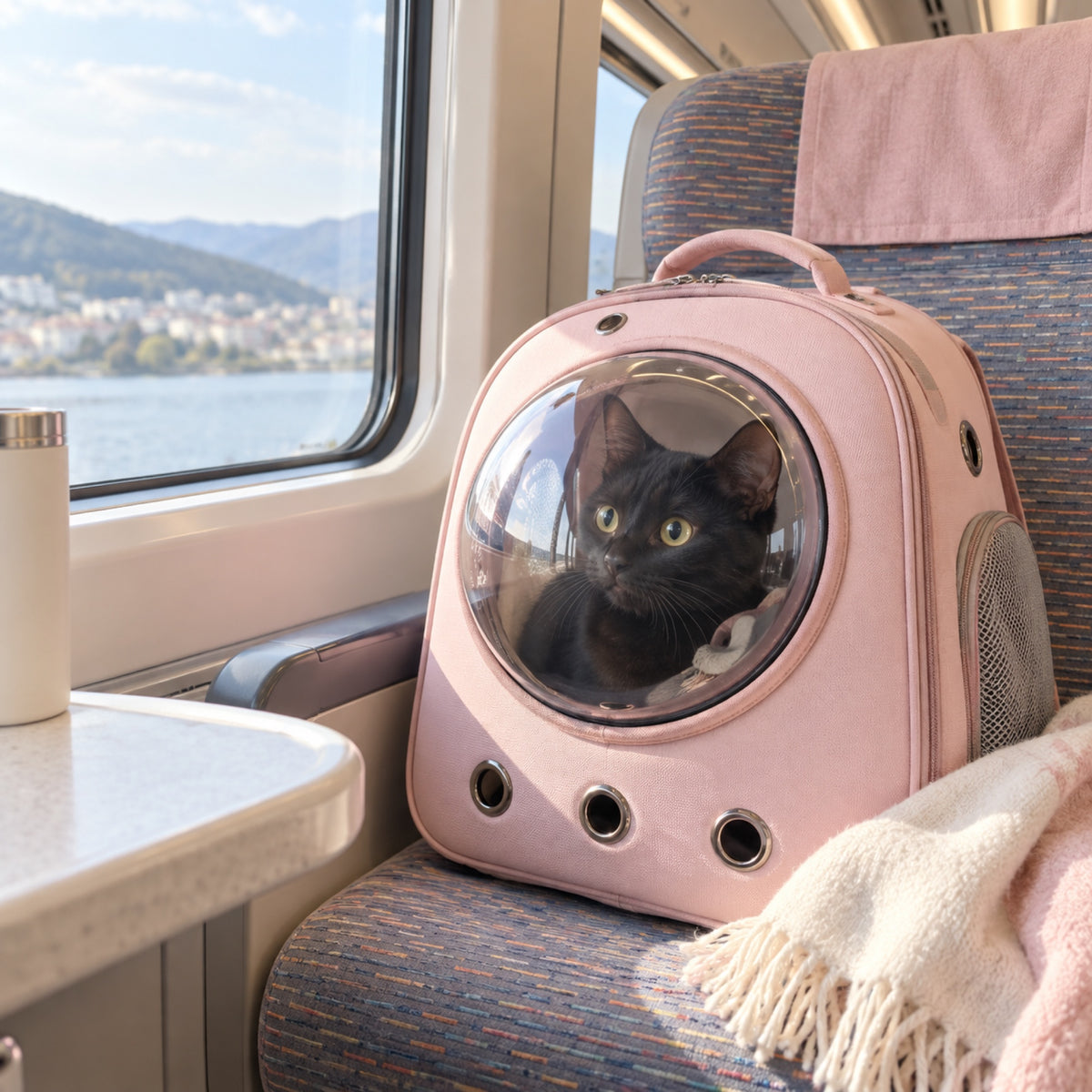 Sac de transport Bulle Softy en situation dans un intérieur lumineux