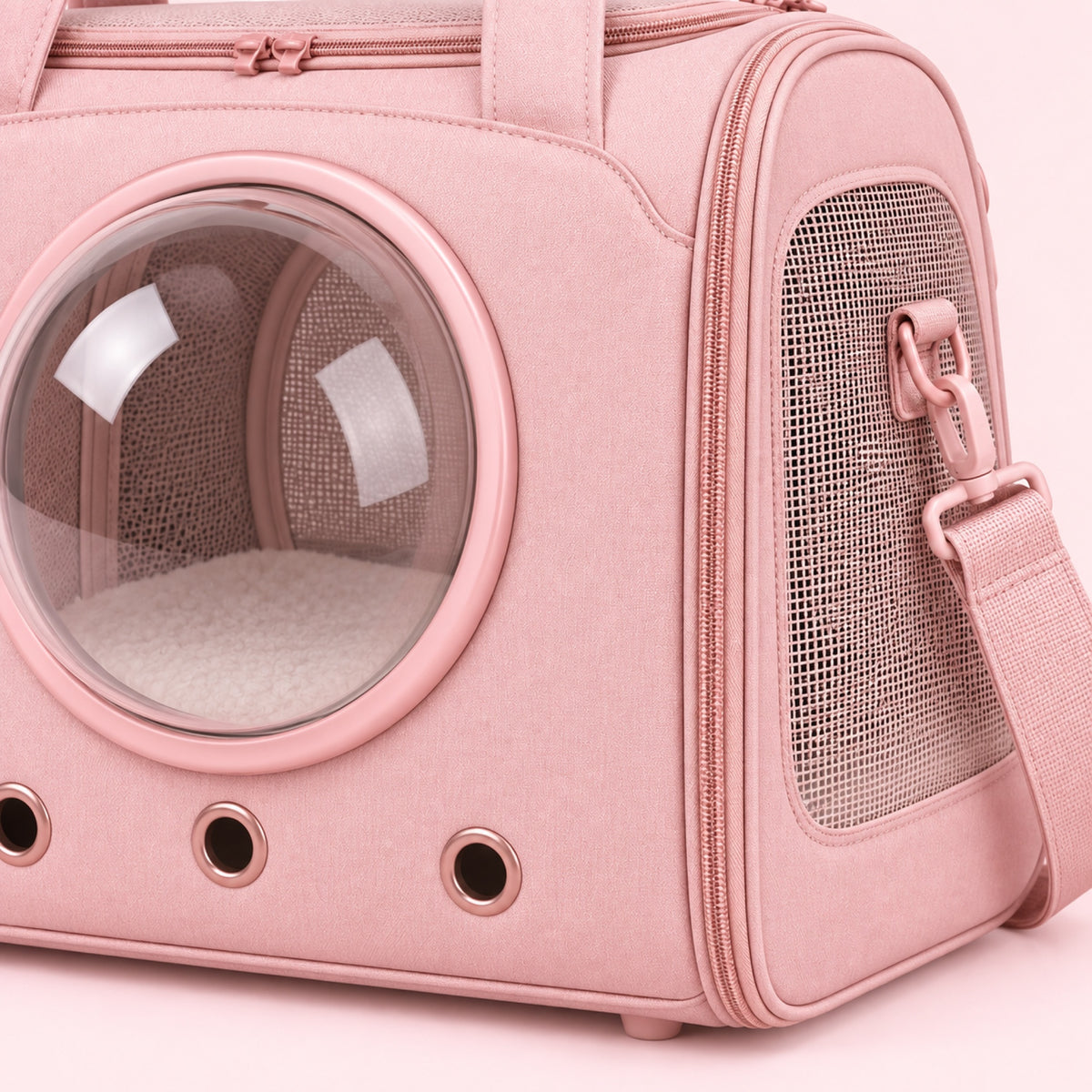 Sac de transport Bulle Softy, détail de la finition