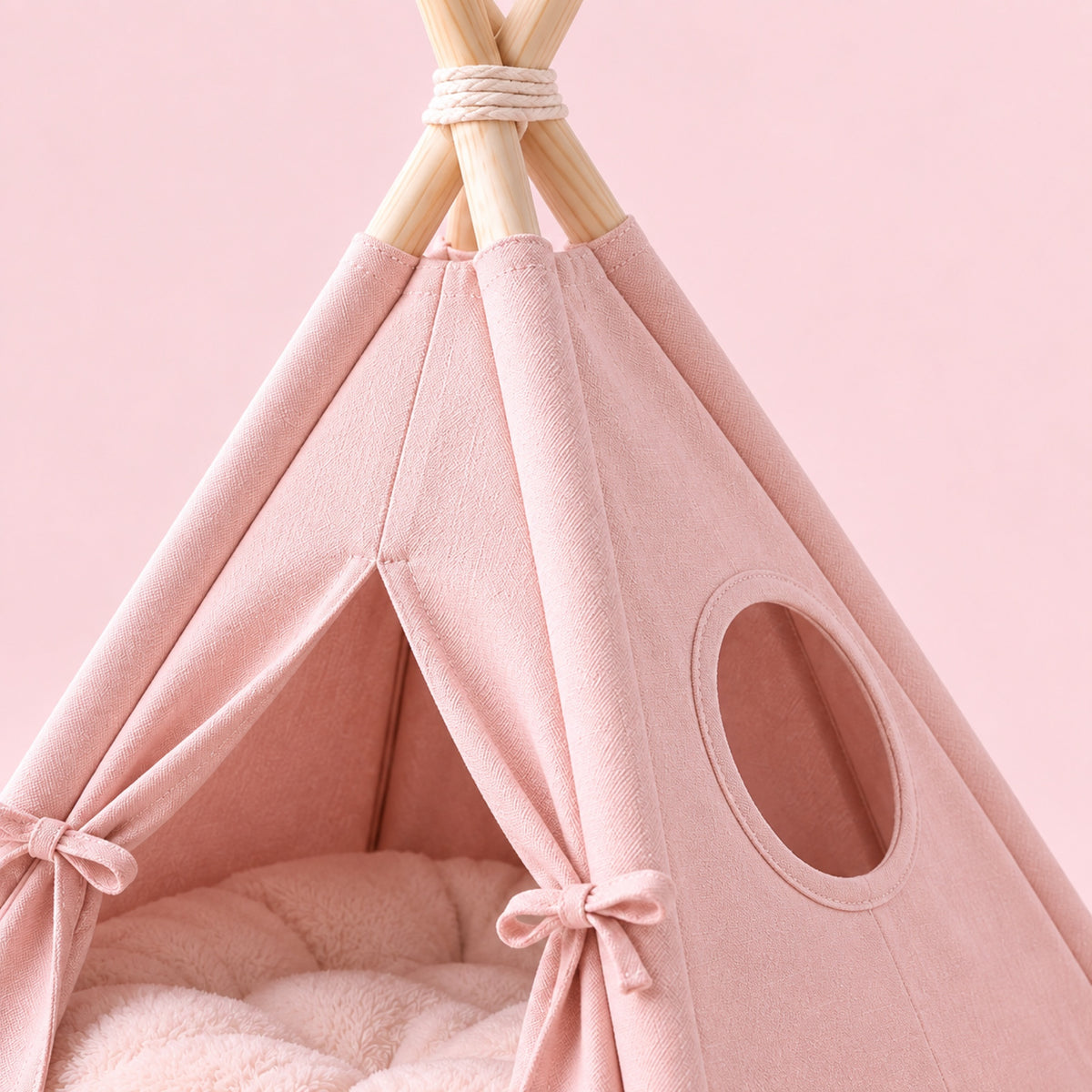 Tipi Doudou pour chat Softy, détail de la finition